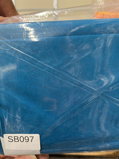 Stitched Dark Teal quilting fabric short bolt