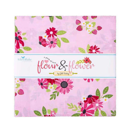 Flour and Flower Stacker 10" Squares