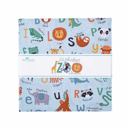 Alphabet Zoo Stacker 10" Squares