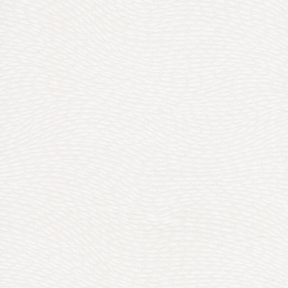 Basically Black & White Beaded Wave White on White Fabric Yardage