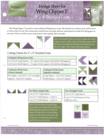 Tucker University-Wing Clipper 1 Design Sheet