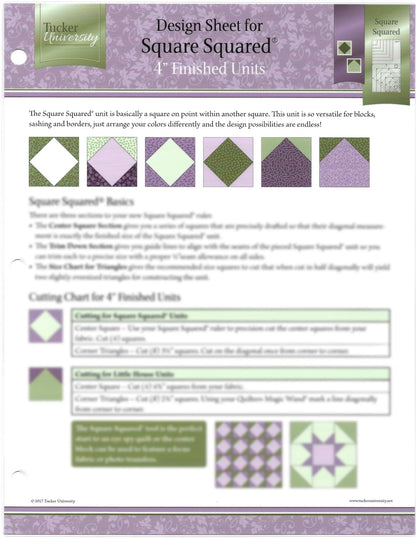 Tucker University-Square Squared Design Sheet