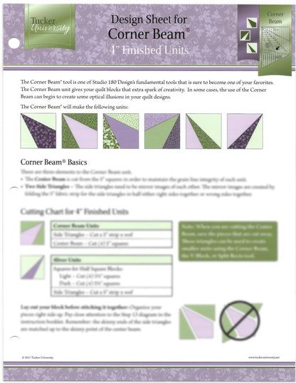 Tucker University-Corner Beam Design Sheet
