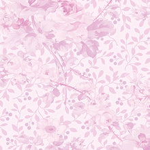 Rose Whispers Pink Rose Garden 108 inch wide quilt backing fabric