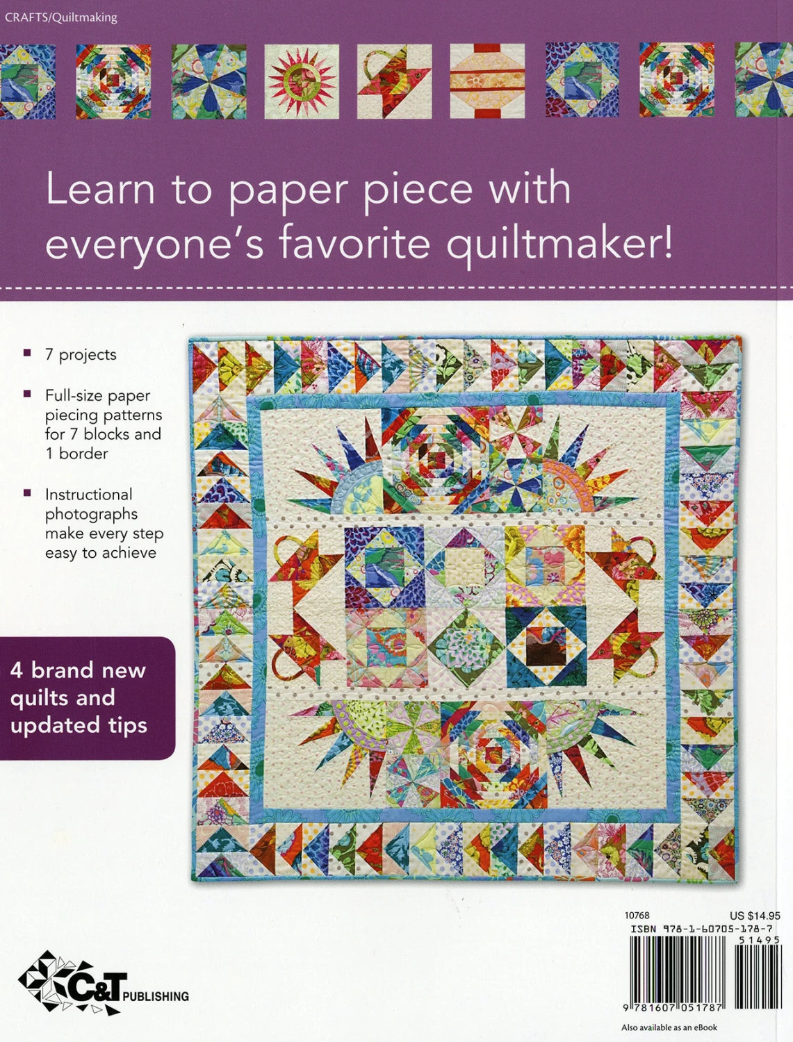 Paper Piecing with Alex Anderson - image 2 - quilting supply from Quilted Joy