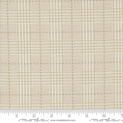 Farmhouse Flannel III Cream Plaid 108" Wide Quilt Backing Fabric