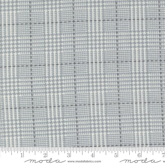 Farmhouse Flannel III Grey Plaid 108" Wide Quilt Backing Fabric