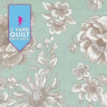 Sandalwood Eucalyptus 108" Wide 3 Yard Quilt Fabric Back Pack