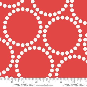 Love Letter Red Pearl Bracelet 108" Wide Quilt Backing Fabric