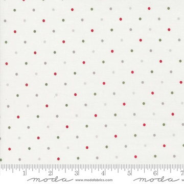 Berry and Pine Christmas Magic Dot 108" Wide Quilt Backing Fabric