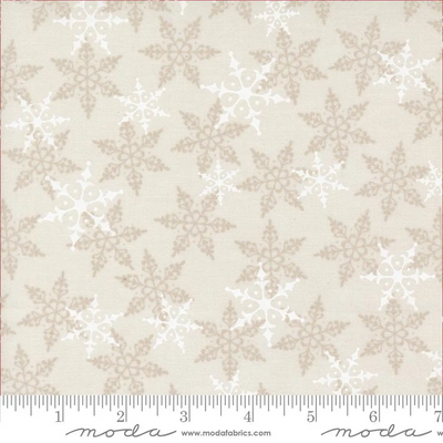 Winter Friends Snowy White Falling Snow 108" Wide Quilt Backing Fabric