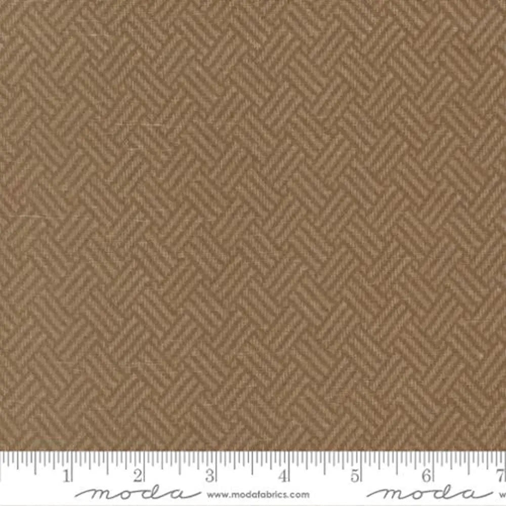 Prairie Gatherings Teak Flannel 108" Wide Quilt Backing Fabric