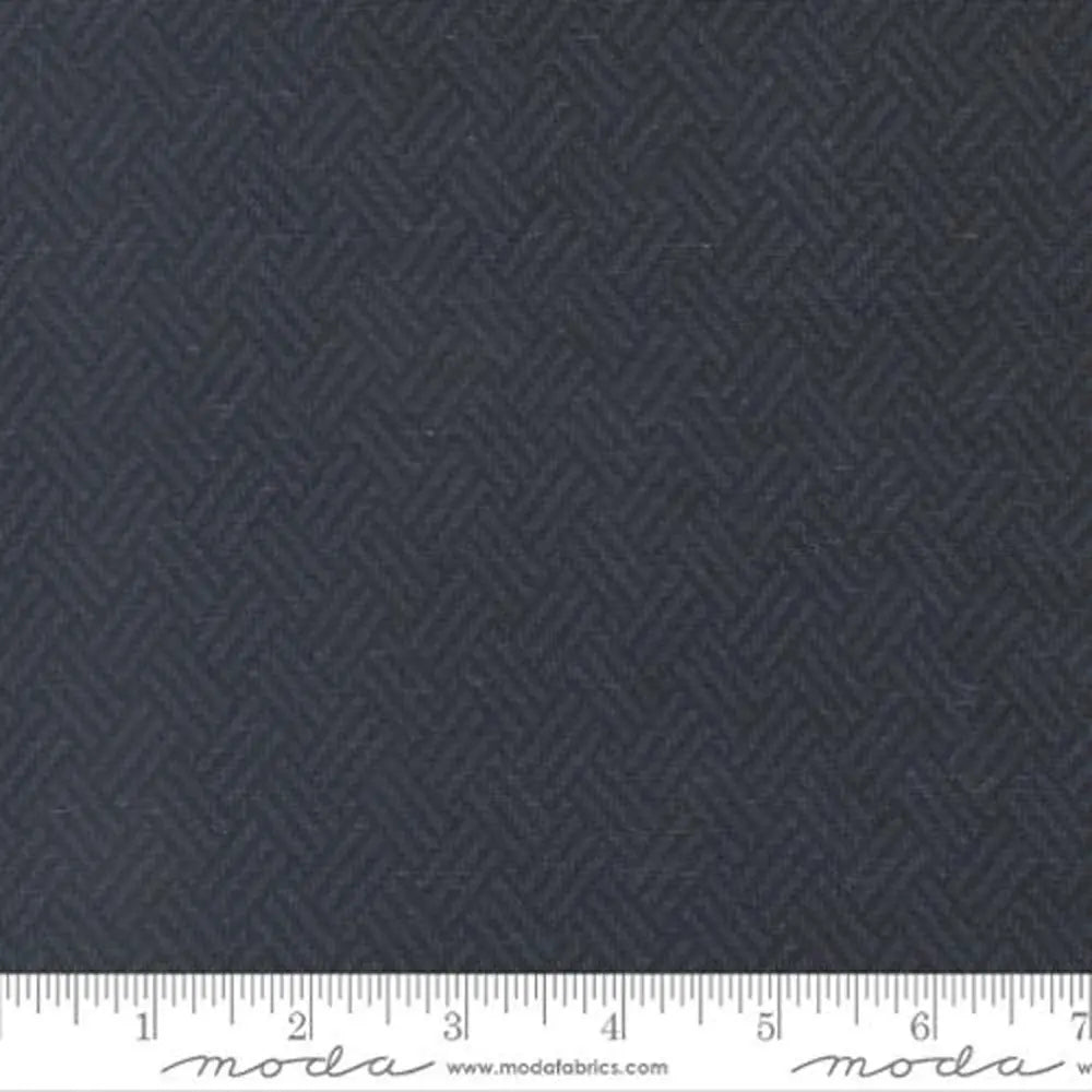 Prairie Gatherings Navy Flannel 108" Wide Quilt Backing Fabric