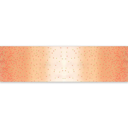 Best Ombre Confetti Metallic Coral Fabric Yardage