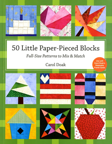 50 Little Paper-Pieced Blocks - image 1 - quilting supply from Quilted Joy