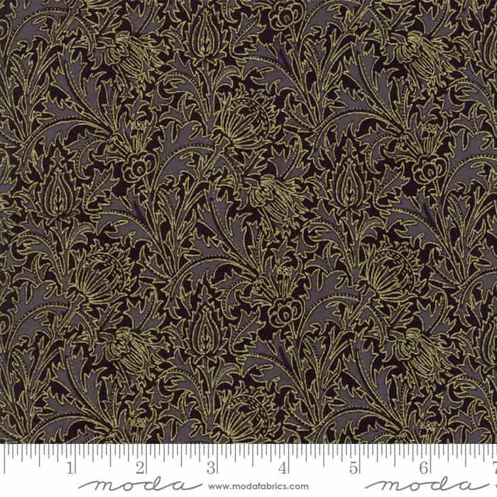 Morris Holiday Ebony 108" Wide Quilt Back Fabric