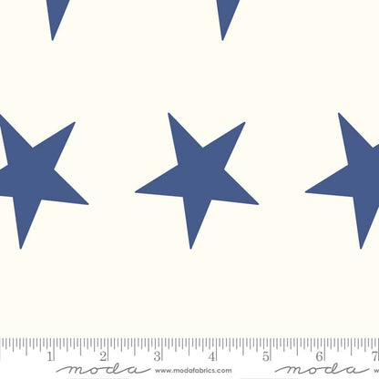 Star Bunting Ivory 108" Wide Quilt Backing