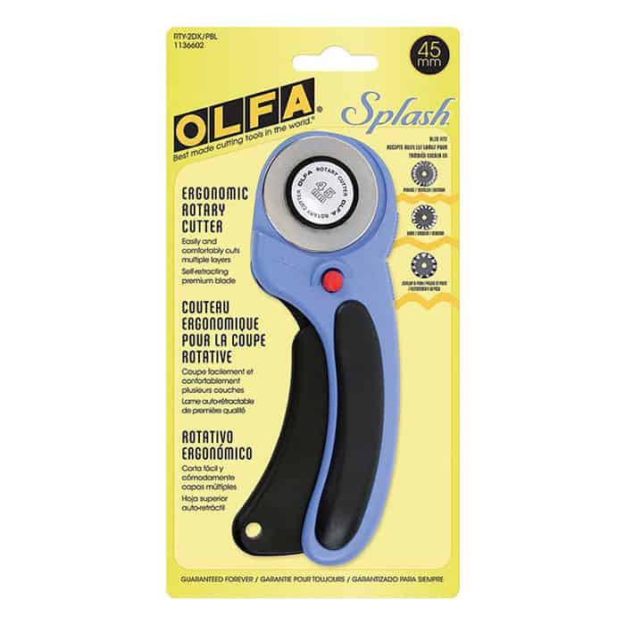 Olfa Ergo Rotary Cutter Blue 45mm