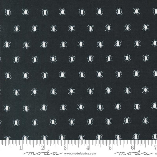 Noir Black Watching Eyes Fabric Yardage