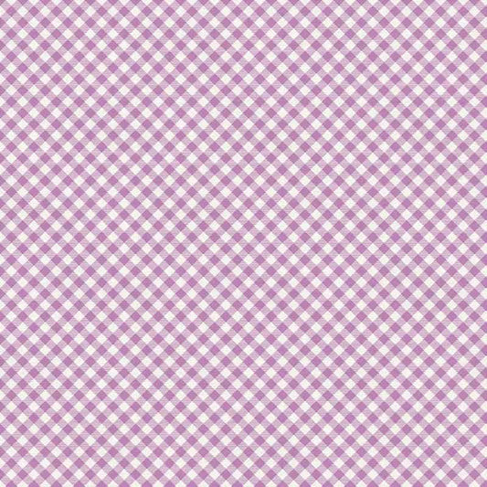 Buffalo Check Gingham Lavendar Fabric Yardage