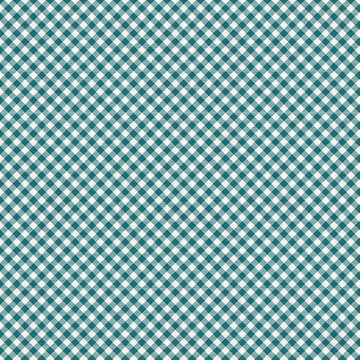 Buffalo Check Gingham Teal Fabric Yardage