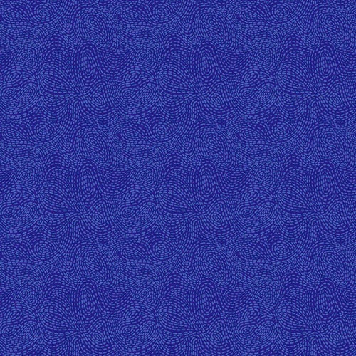 Waved Cobalt Fabric Yardage