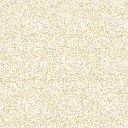 Waved Cream Fabric Yardage