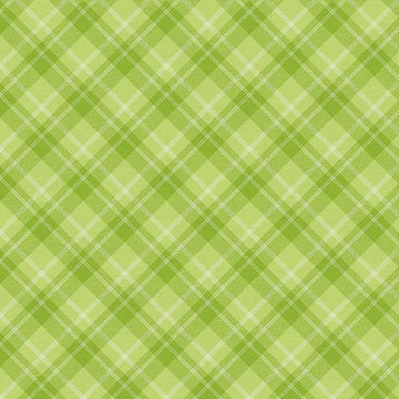 Playful Plaids Light Green Fabric Yardage