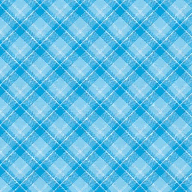 Playful Plaids Sky Blue Fabric Yardage