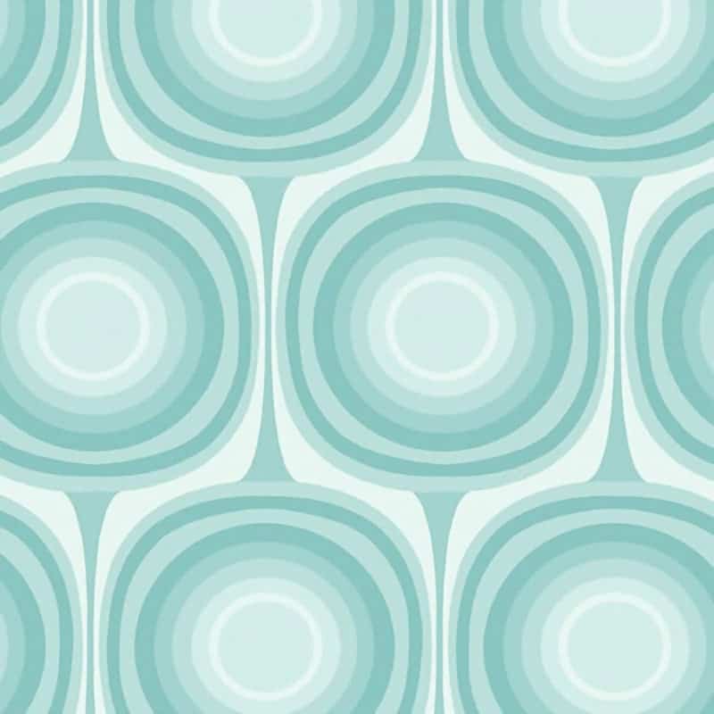 Squircle Light Aqua 108" Wide Quilt Backing Fabric