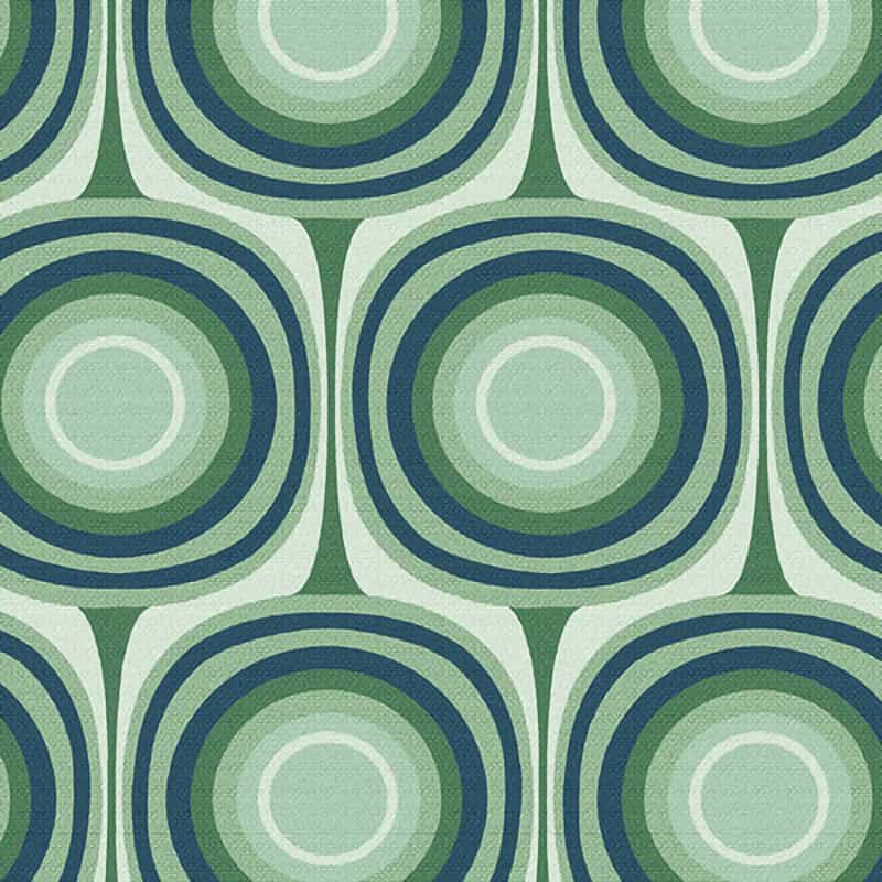 Squircle Blue Green 108" Wide Quilt Backing Fabric