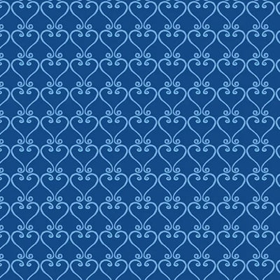 Gnomebody Bakes It Better Sweet Trellis Dark Blue Fabric Yardage