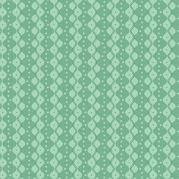 Spring Hill Farm Block Print Stripe Mint Fabric Yardage