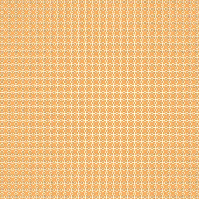 Dot Grid Orange Fabric Yardage