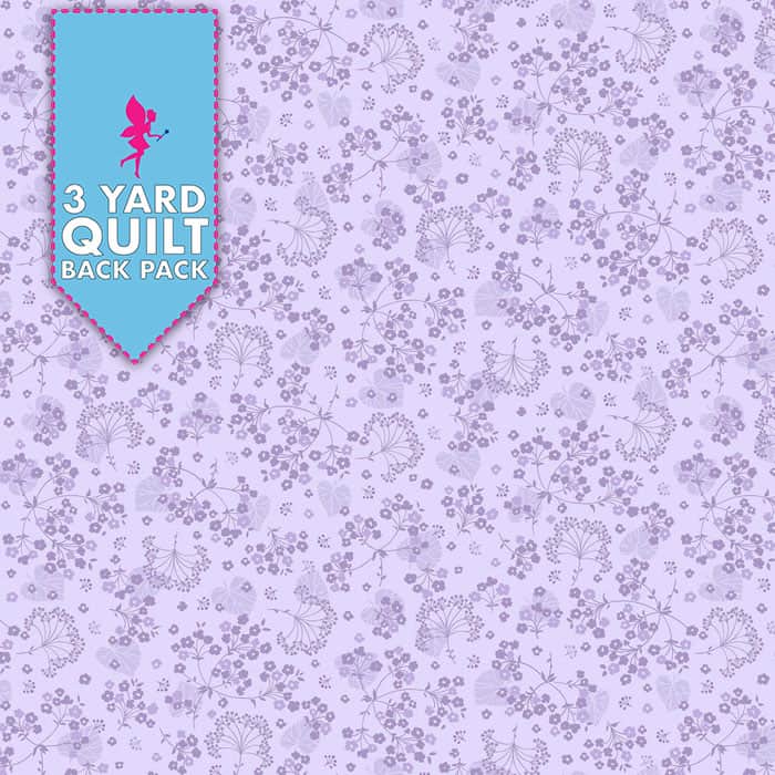 Image of Harmony - Lavender 108" Wide 3 Yard Quilt Fabric Back Pack