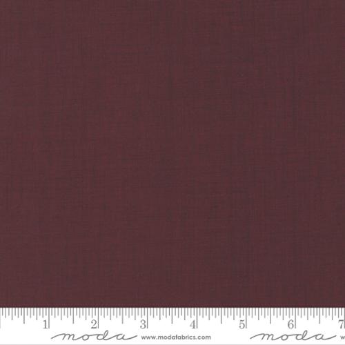 French General Solids Bordeaux Linen Texture Fabric Yardage