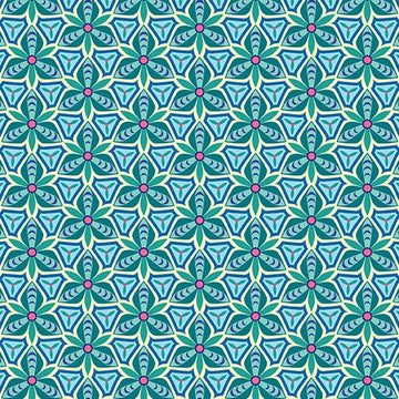 Bliss Aqua Fabric Yardage