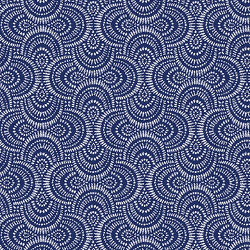 Promise Me Pathways Blue Fabric Yardage