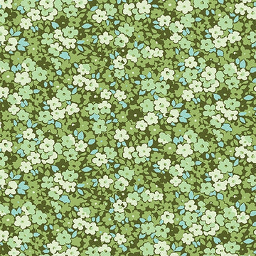 Sleepovers Makeovers Green Fabric Yardage