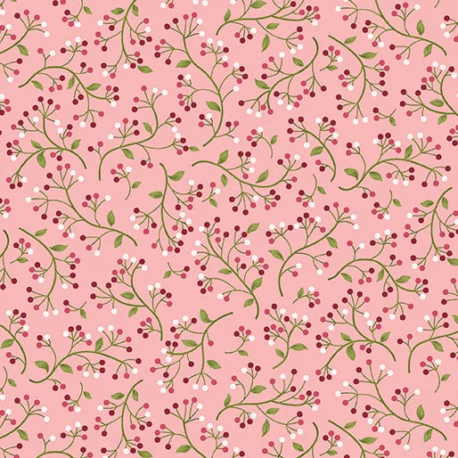 Wild Berry Coral Fabric Yardage