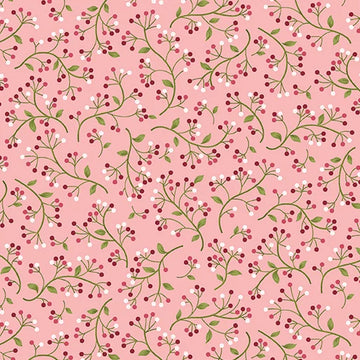 Wild Berry Coral Fabric Yardage