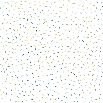 Snippets White Fabric Yardage