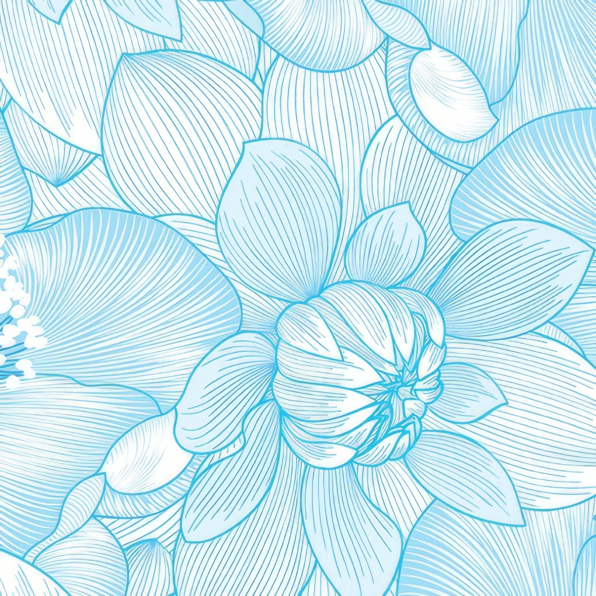 Poppies Water Fabric Yardage