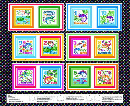 Cheerful and Colorful Counting Book Panel