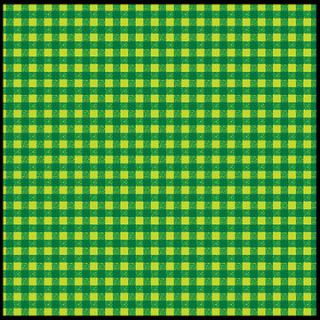 Barnyard Rules Green Check Fabric Yardage