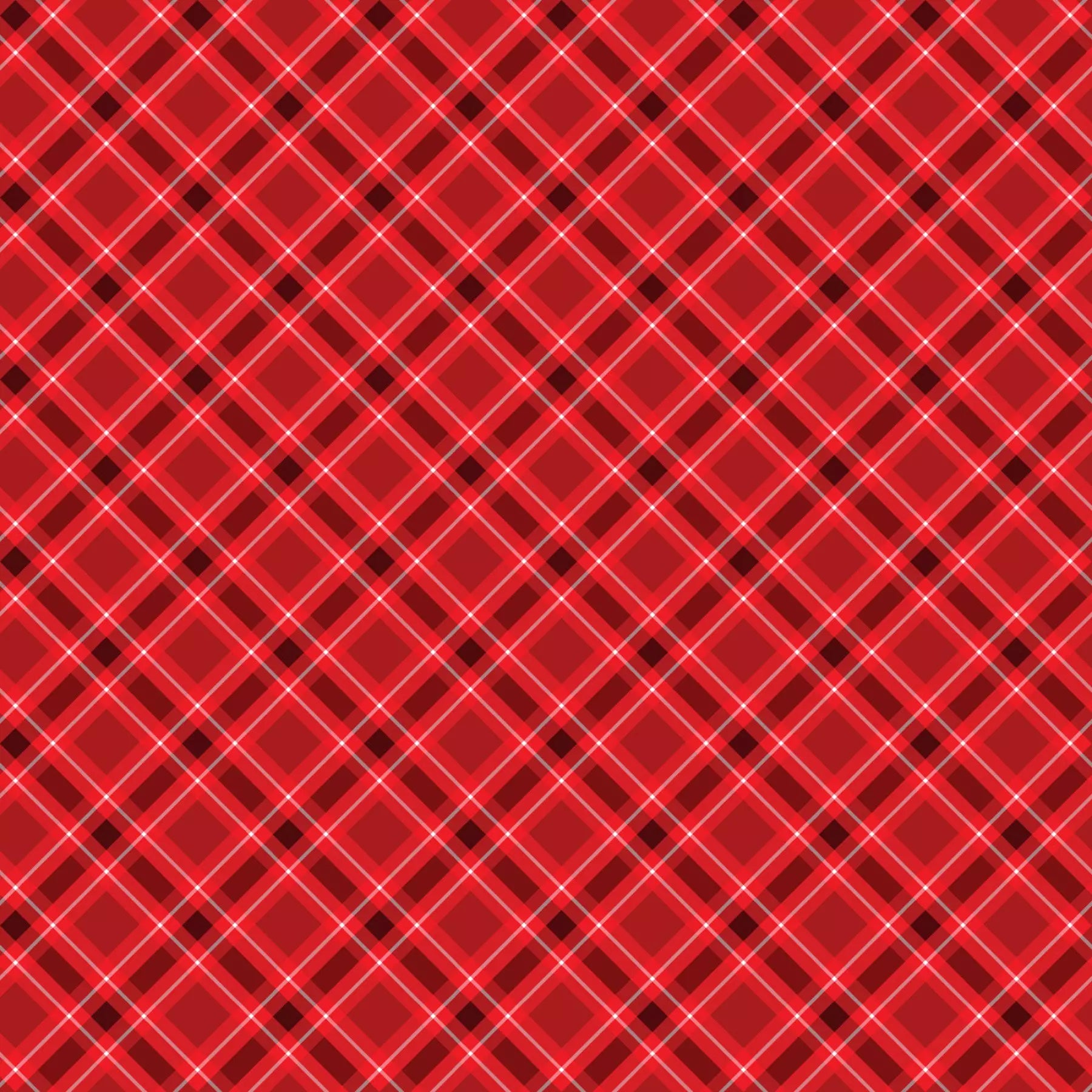 Plaid Red 108" Wide Quilt Backing Fabric