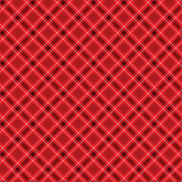 Plaid Red 108" Wide Quilt Backing Fabric