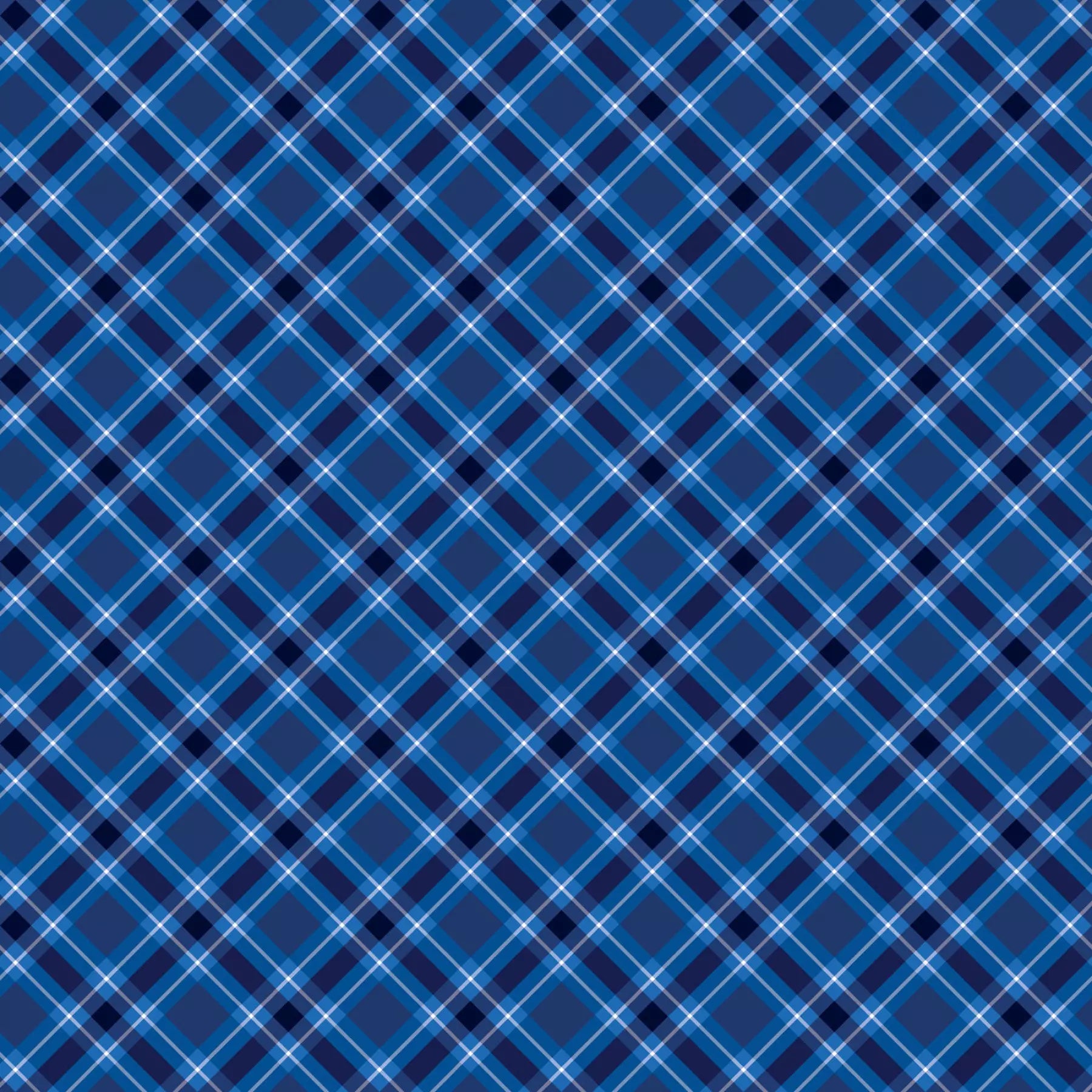 Plaid Navy 108" Wide Quilt Backing Fabric