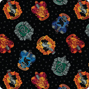 Wands at the Ready Backing Kit House Crests - wide quilt backing fabric for longarm quilting