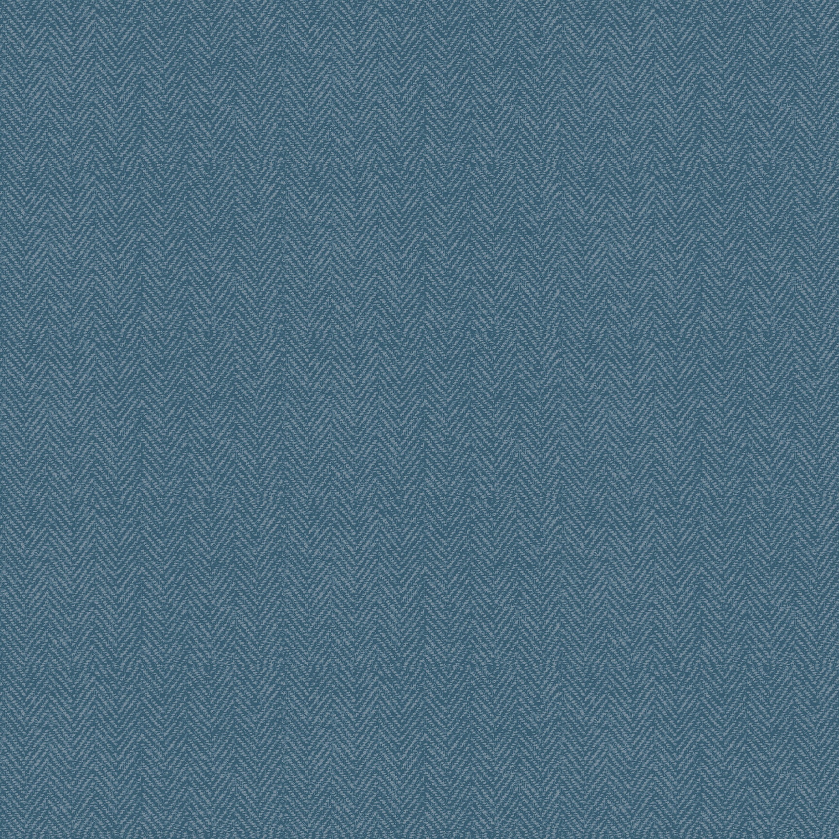Twill Herringbone Blue Fabric Yardage features a classic herringbone pattern with repeated V-shaped chevrons for a textured, uniform look across the fabric.